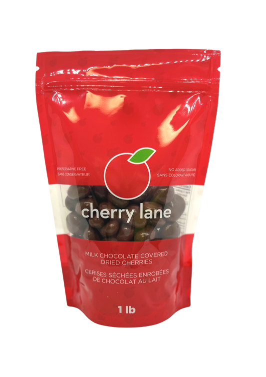 Milk Chocolate Covered Dried Montmorency Cherries 1lb