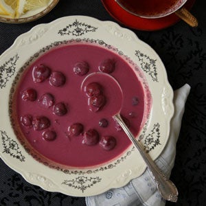 Hungarian Sour Cherry Soup